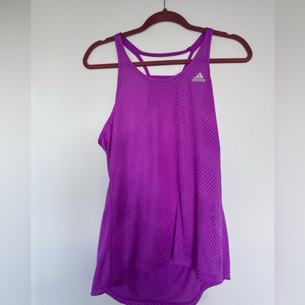 Adidas Vibrant Purple Athletic Tank
